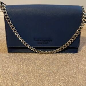 Kate Spade blue Cameron convertible cross body bag
